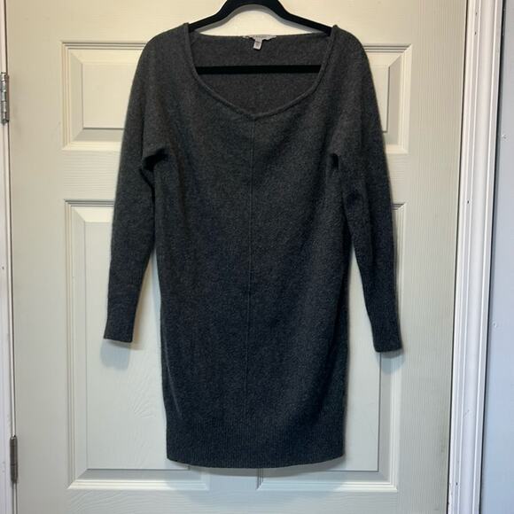 Athleta Cashmere Sweater Dress Adi Mudra Gray Grey Long Sleeve Womens Size Small - Picture 3 of 6